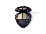 Тени для век тройные 02 нефрит (Eyeshadow Trio 02 jade)   4,4 г